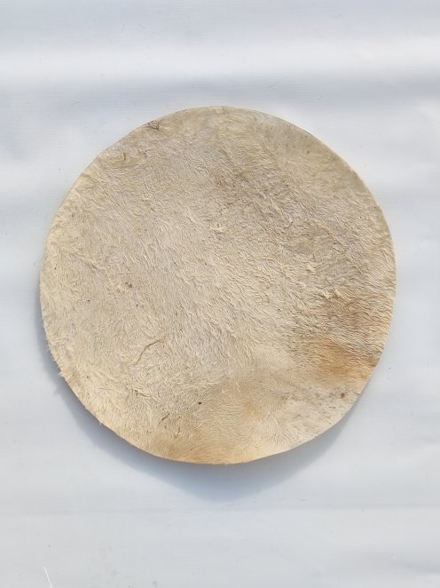 Piel de mula gruesa con pelo para tambor dunun M