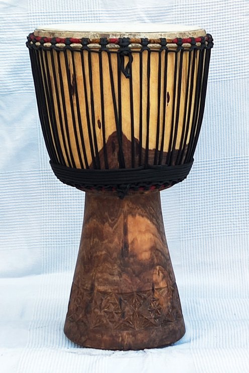 Venta de djembe - Tambor djembe de Mali grande de rosewood