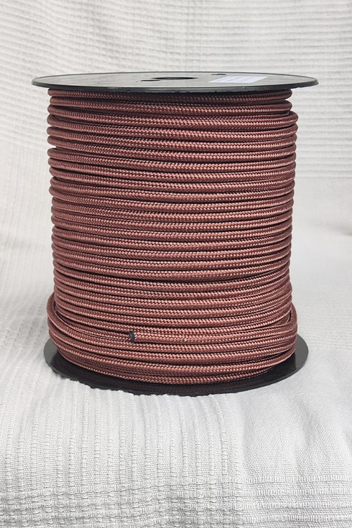 Carrete de driza Ø5 mm marrón cobrizo para tambor djembé