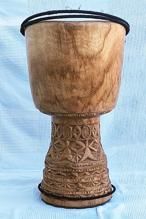 Cuerpo de djembé de Guinea calidad premium