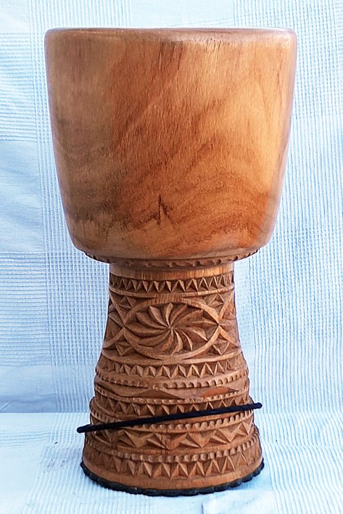 Cuerpo de djembé de Guinea calidad premium