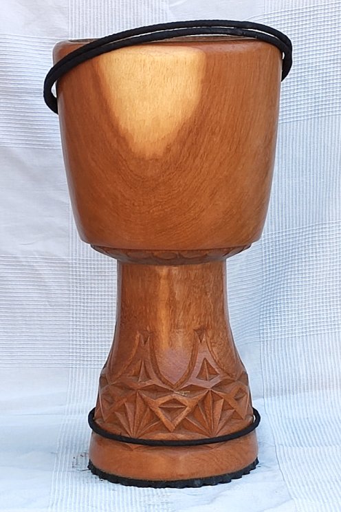 Cuerpo de djembé de Guinea calidad premium