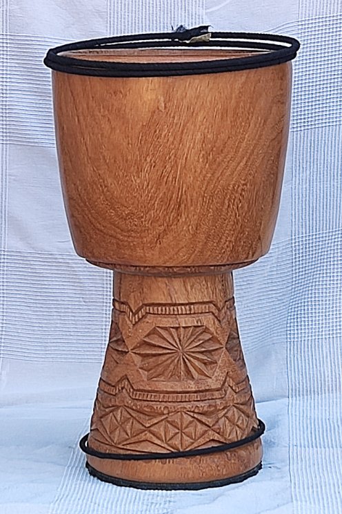 Cuerpo de djembé de Guinea calidad premium