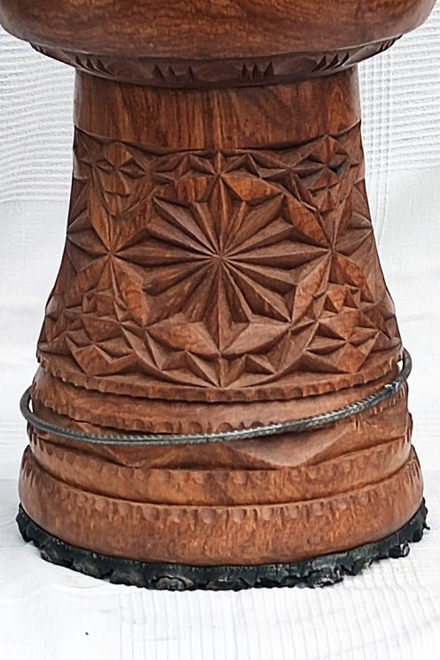 Cuerpo de djembé de Guinea de madera de balafón (gueni) - Djembe alta gama