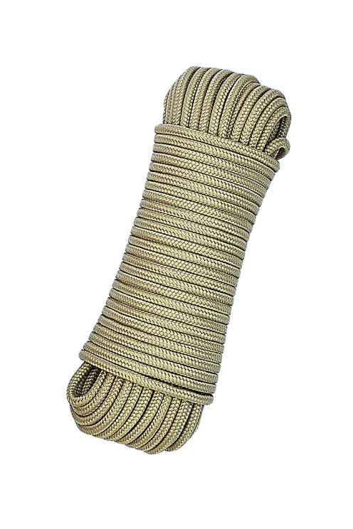 Cuerda trenzada con núcleo Ø5 mm beige 20 m - Cuerda para tambor djembé