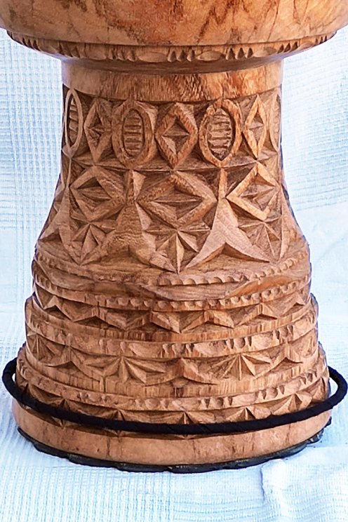 Cuerpo de djembé de Guinea calidad premium