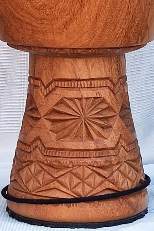 Cuerpo de djembé de Guinea calidad premium