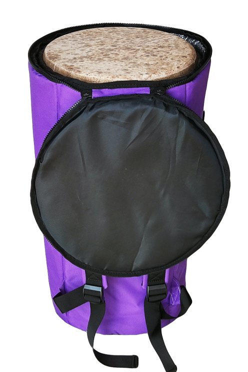 Funda para djembe Percussion Africaine alta calidad L violeta