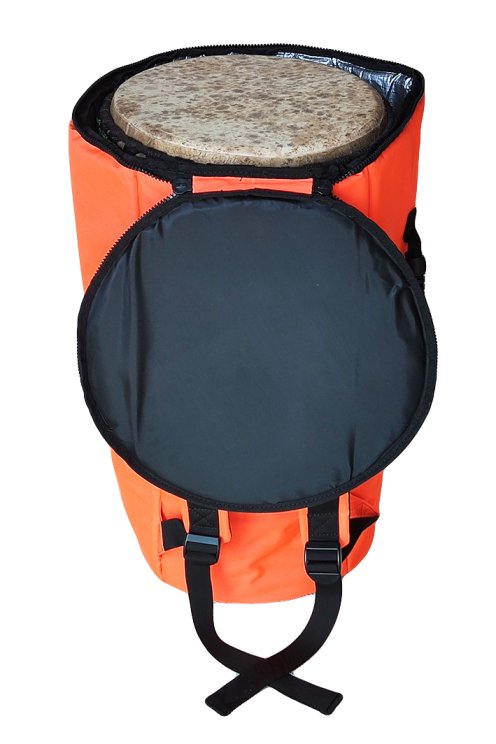 Funda yembé Percussion Africaine XL Naranja