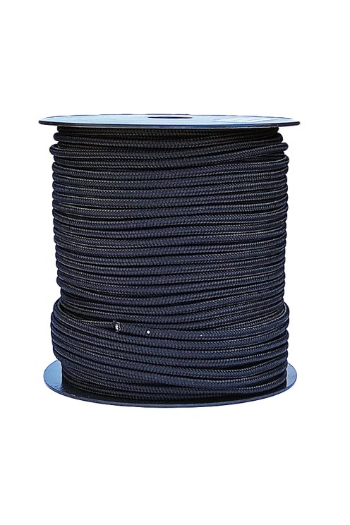 Cuerda trenzada con núcleo Ø5 mm azul marino 100 m - Cuerda para tambor djembé