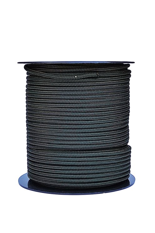 Cuerda trenzada con núcleo Ø5 mm caqui 100 m - Cuerda para tambor djembé