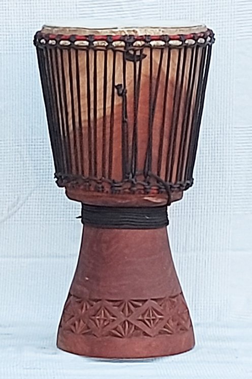 Venta de djembe - Tambor djembe de Mali grande de caoba