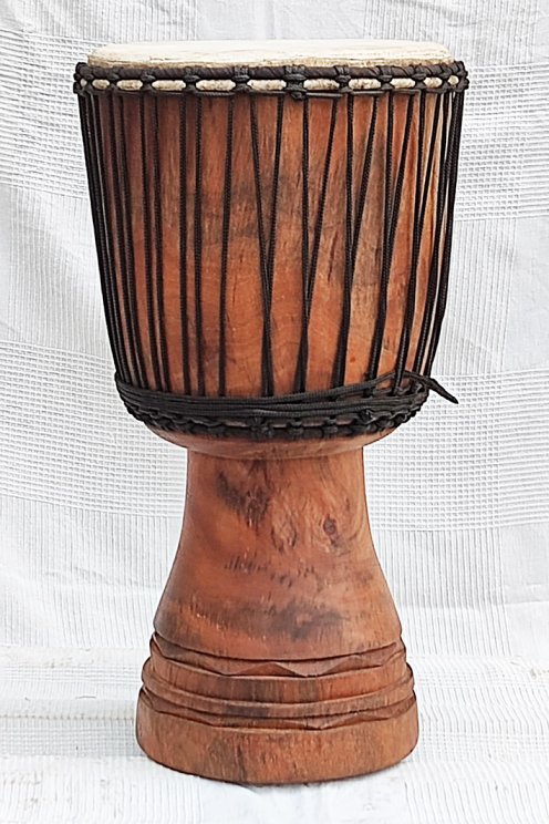 Venta de djembe - Tambor djembe de Mali grande de caoba