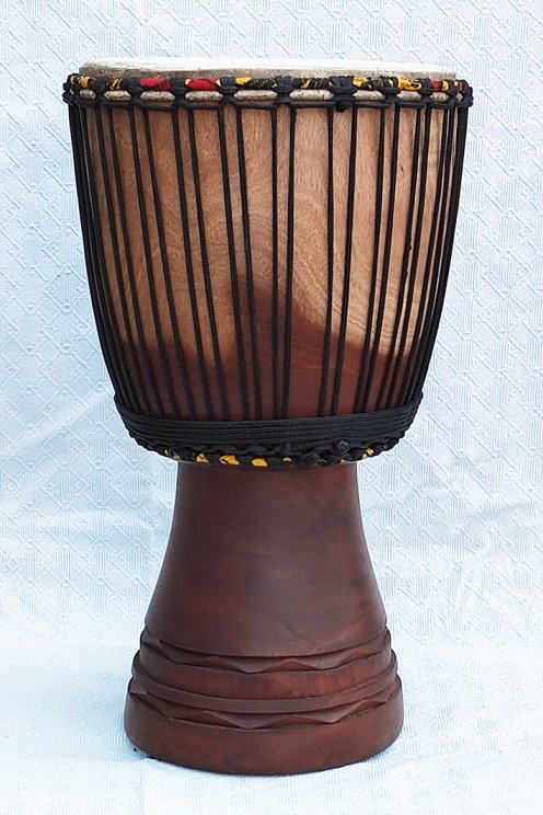 Venta de djembe - Tambor djembe de Mali grande de caoba
