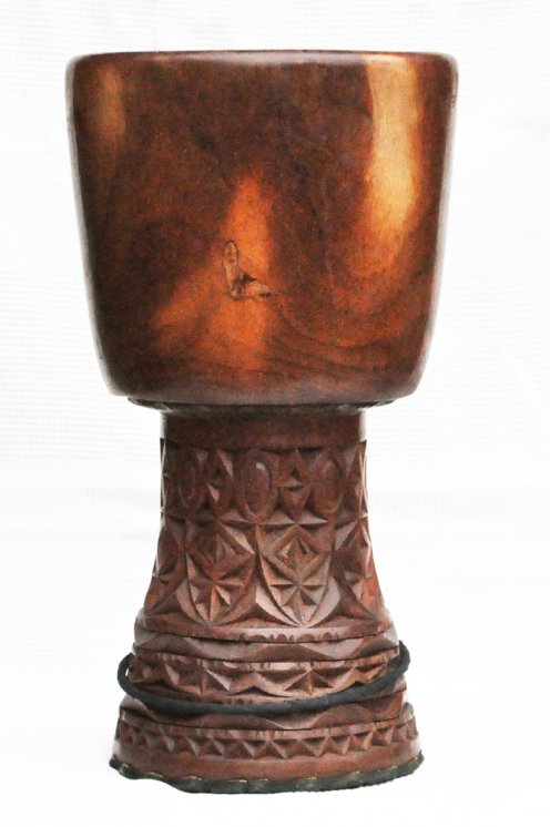 Cuerpo de djembé de Guinea calidad premium
