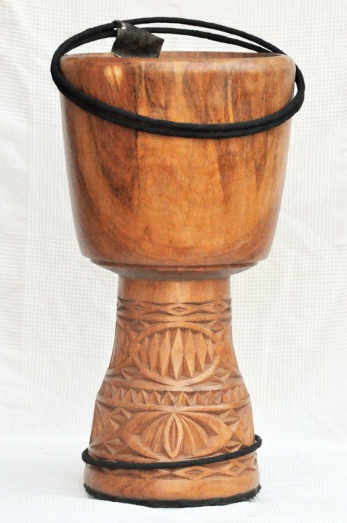 Cuerpo de djembé de Guinea calidad premium