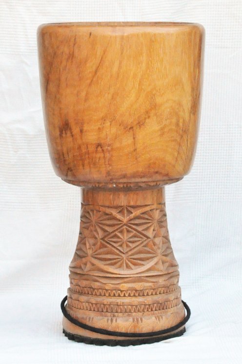 Cuerpo de djembé de Guinea calidad premium