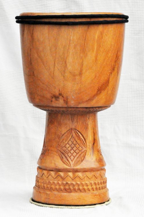 Cuerpo de djembé de Guinea calidad premium