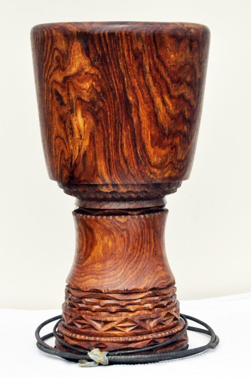 Cuerpo de djembé de Guinea de madera de balafón (gueni) - Djembe alta gama