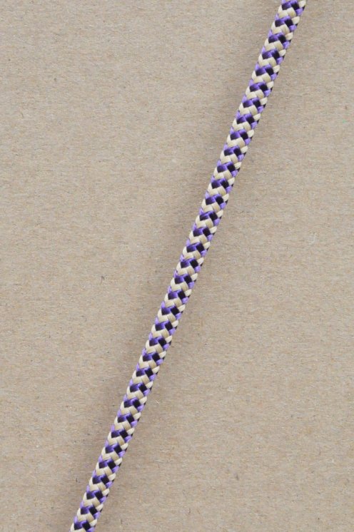 Driza djembé Ø5 mm (espina de pez, violeta/ beige, 100 m) - Cuerda para djembe tambor