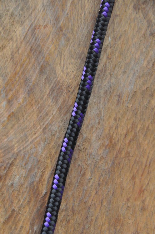 Cuerda de alpinismo djembéØ6 mm negra / violeta - Cuerda para djembe tambor