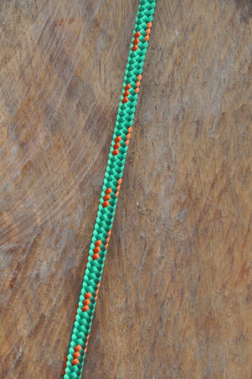 Cuerda de alpinismo djembé Ø5 mm verde / naraja - Cuerda para djembe tambor