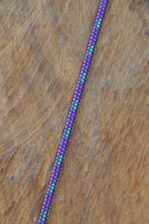 Cuerda de alpinismo djembè Ø4 mm violeta / verde - Cuerda para djembe tambor