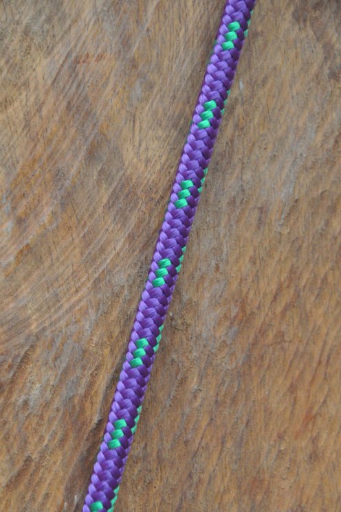 Cuerda de alpinismo djembé Ø6 mm violeta / verde - Cuerda para djembe tambor