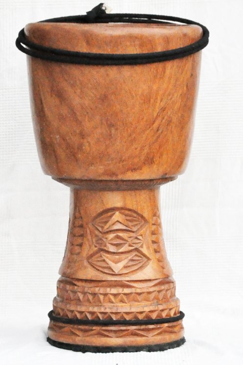 Cuerpo de djembé de Guinea calidad premium