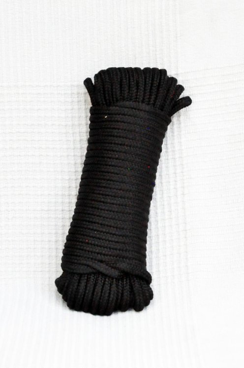 Cuerda trenzada Ø6 mm negro para tambor djembé