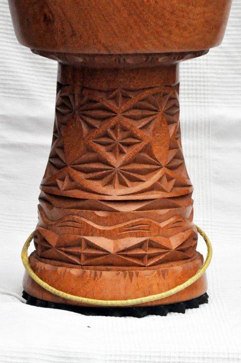 Cuerpo de djembé de Guinea calidad premium