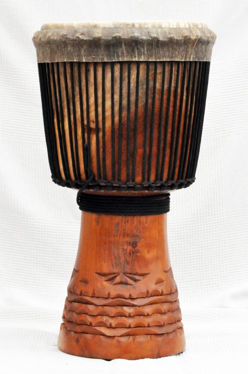 Djembé de Guinea de caoba (djala) - Djembe calidad superior