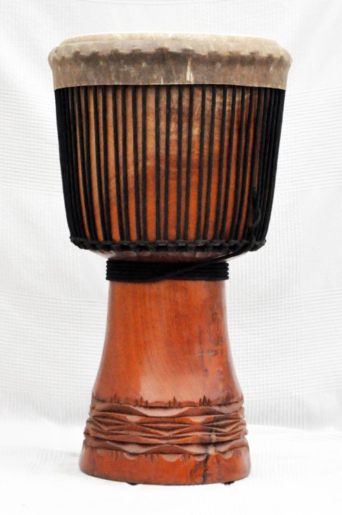 Djembé de Guinea de caoba (djala) - Djembe calidad superior