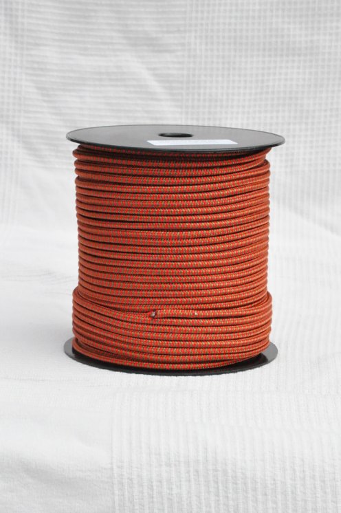Driza djembé Ø5 mm (espina de pez, latón / rojo, 100 m) - Cuerda para djembe tambor