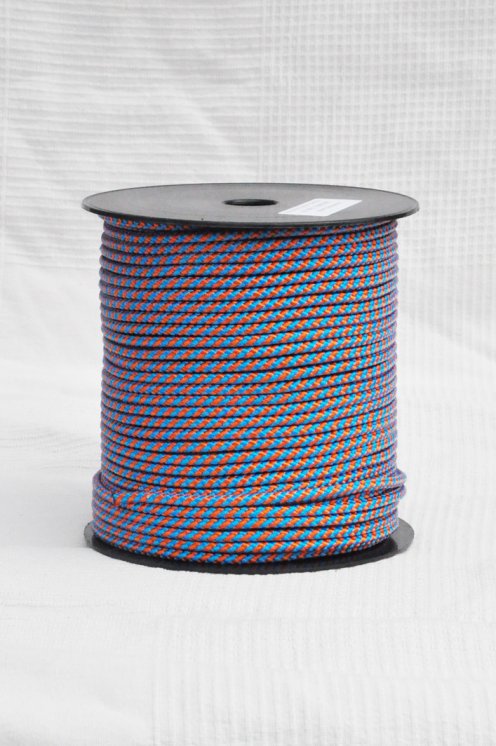 Driza djembé Ø5 mm (hélice, cobre / azul, 100 m) - Cuerda para djembe tambor