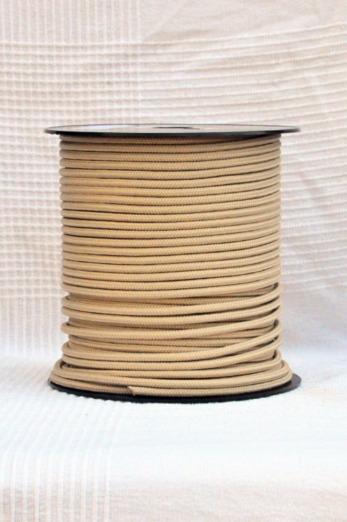Cuerda preestirada djembé Ø5 mm beige - Cuerda para djembe tambor