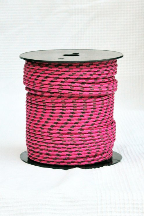Driza djembé Ø5 mm (frambuesa / marrón, 100 m) - Cuerda para djembe tambor