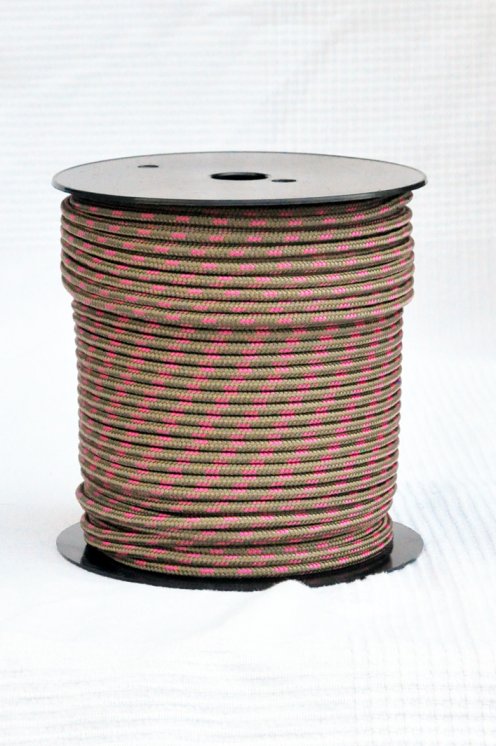 Driza djembé Ø5 mm (latón / frambuesa, 100 m) - Cuerda para djembe tambor