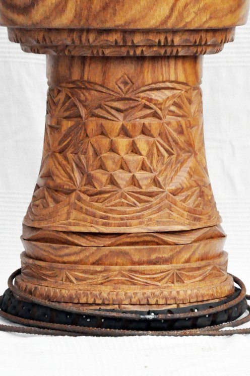 Cuerpo de djembé de Guinea de madera de balafón (gueni) - Djembe alta gama
