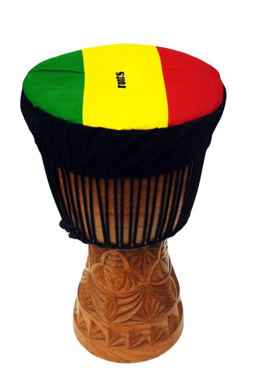 Sombrero de protección para djembé de algodón colorido - Sombrero de djembe