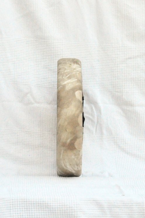 Tambor ritual chamánico (tambor de chamán) con piel de vaca
