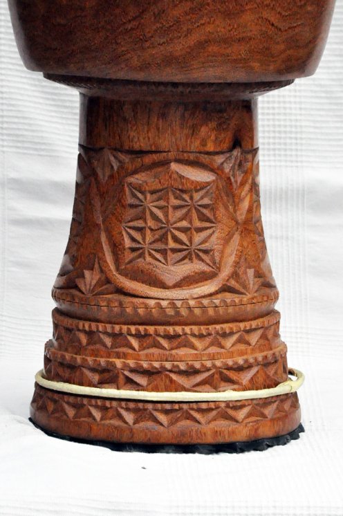 Cuerpo de djembé de Guinea calidad premium