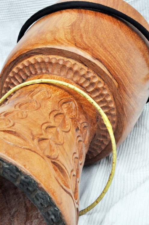 Cuerpo de djembé de Guinea calidad premium