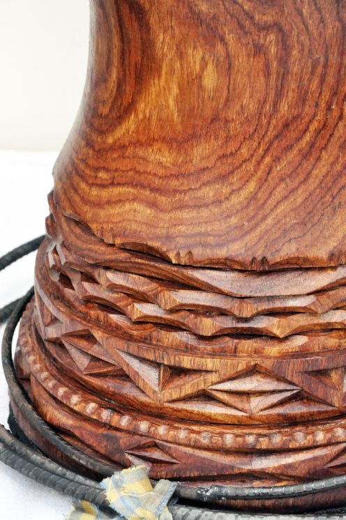 Cuerpo de djembé de Guinea de madera de balafón (gueni) - Djembe alta gama