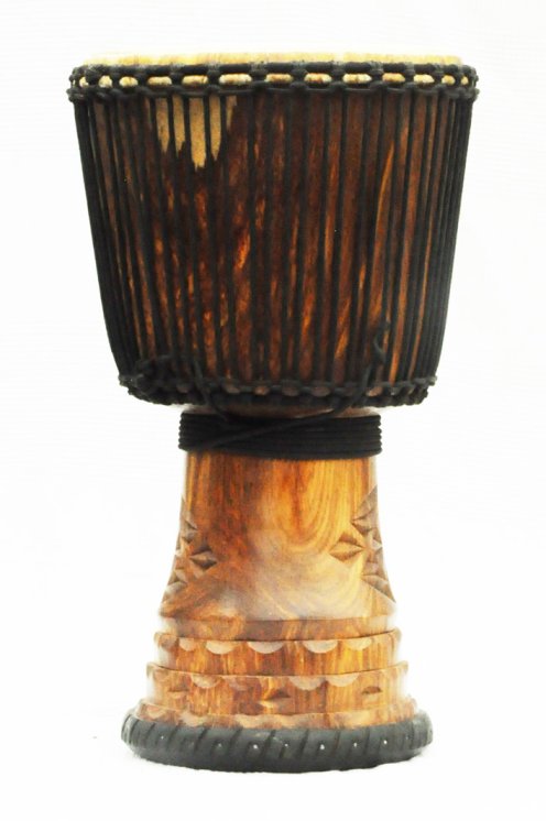 Djembé de Guinea con piel de vaca - Tambor djembe alta gama piel de becerro, piel de buey, piel de toro