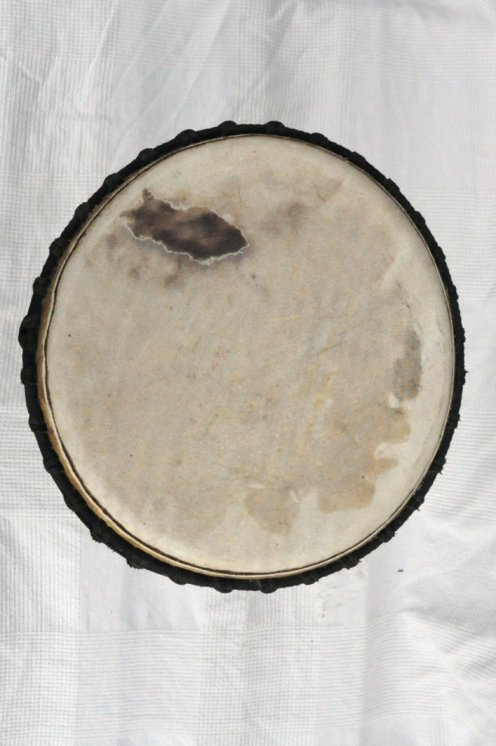 Djembé de Guinea con piel de vaca - Tambor djembe alta gama piel de becerro, piel de buey, piel de toro