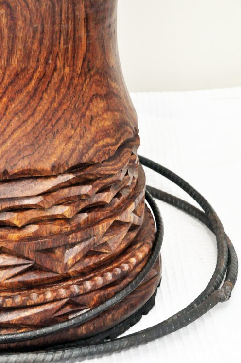 Cuerpo de djembé de Guinea de madera de balafón (gueni) - Djembe alta gama