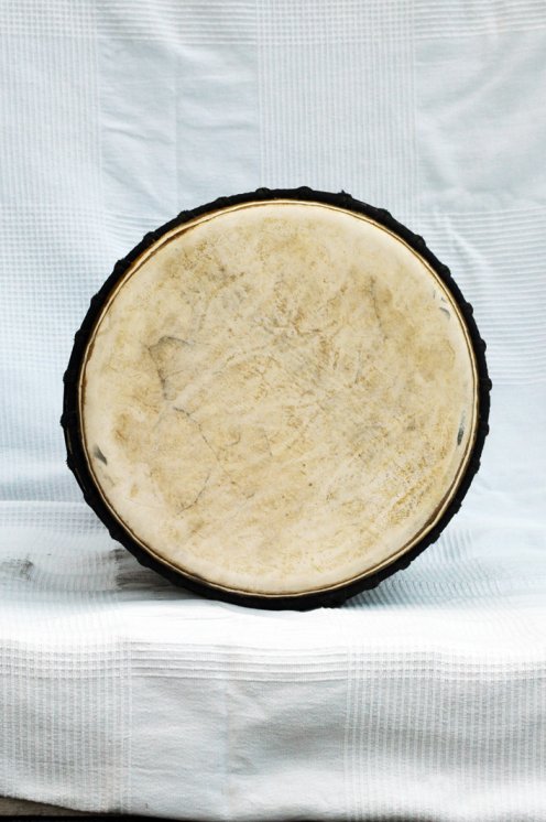 Djembé de Guinea con piel de vaca - Tambor djembe alta gama piel de becerro, piel de buey, piel de toro