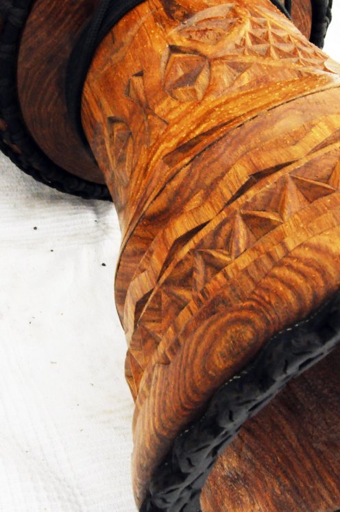 Djembé de Guinea con piel de vaca - Tambor djembe alta gama piel de becerro, piel de buey, piel de toro