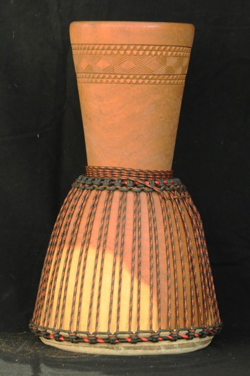 Fût de djembé Mali Top en linké en vente (grand) : acheter un djembe malien en lingué à monter (grand)